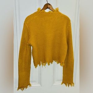 Cropped Mockneck Turtleneck